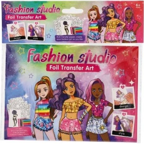 Kreativní sada - módní návrhářka kouzlení fóliovými obrázky