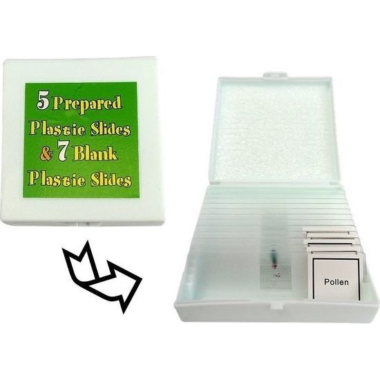 Dětský mikroskop v kufru  28 prvků 300x 600x 1200x