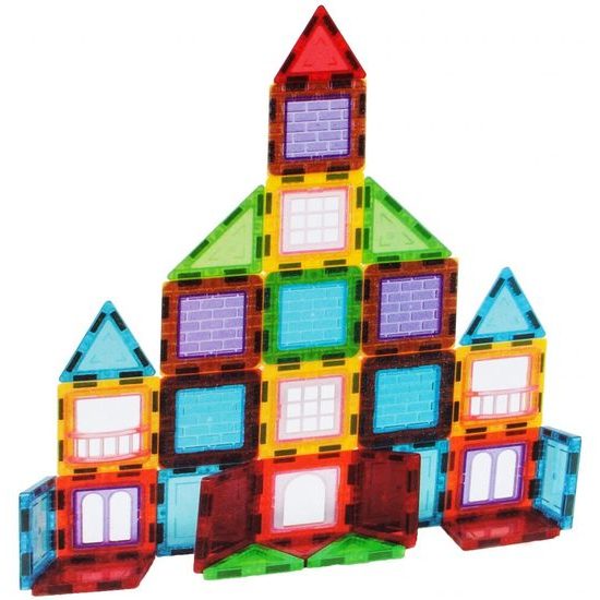 Magnetická stavebnice Magnetic Tiles 45 dílů