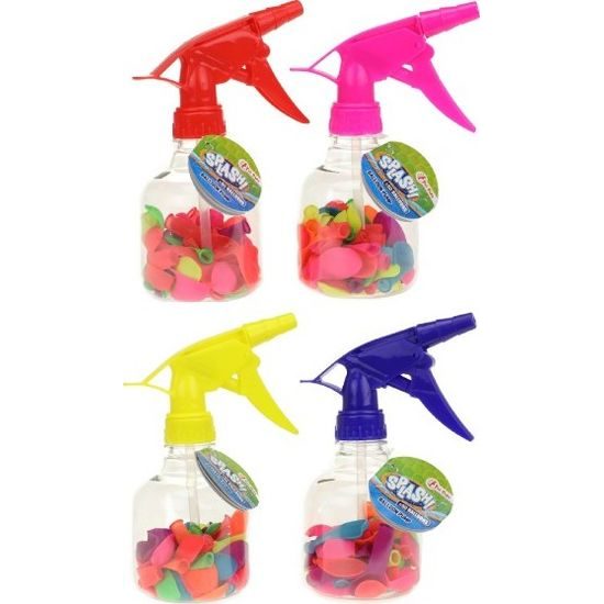 Pumpa na vodní bomby + bomby 50ks - mix 4 barvy