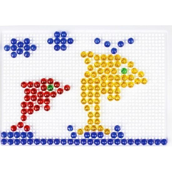 Mozaika klobouček - krystal 260ks