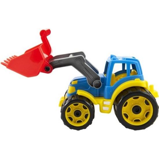 Traktor/nakladač/bagr se lžící - na volný chod - mix 2 barvy