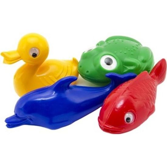 Plavací sada zvířátka do vany 4ks
