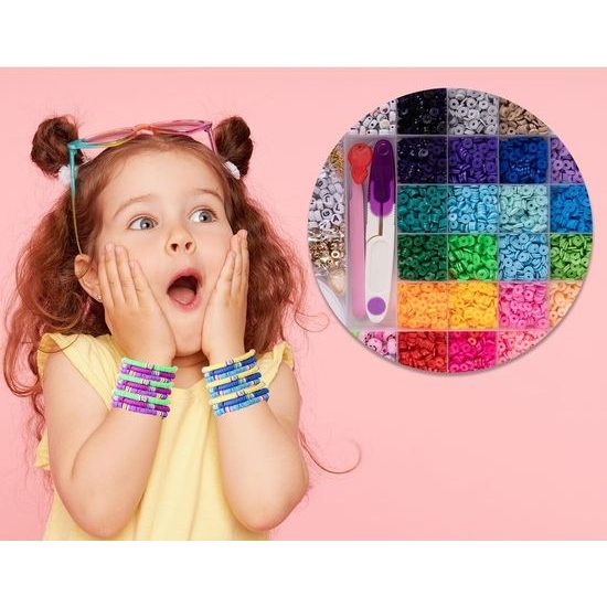 Velká sada na výrobu náramků DIY Jewelry 6000 kusů