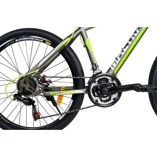 MalTrack odpružené horské kolo Sport 26" šedo-zelené
