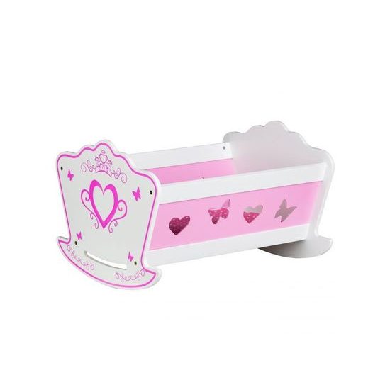 Ecotoys dřevěná postýlka pro panenky