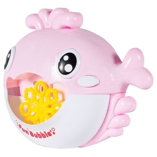 Dětský bublinkovač Bubble Whale růžový