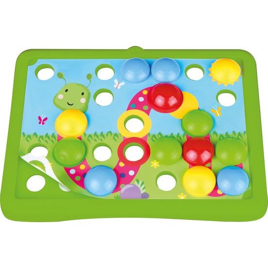 Mozaika klobouček příroda - hladký 36ks + předlohy