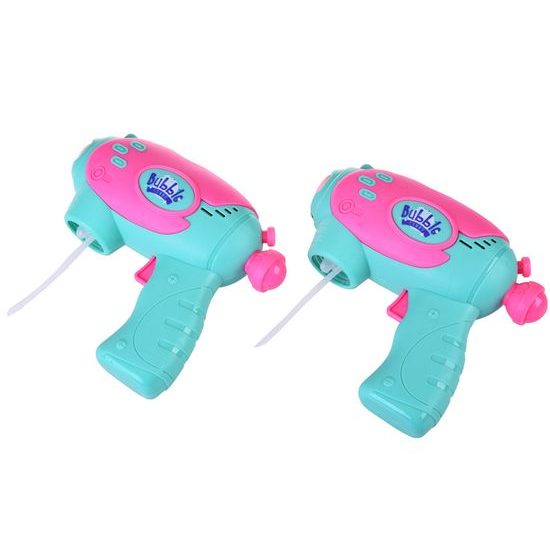 Sada 2 bublifuků na baterie Bubble Guns - růžová