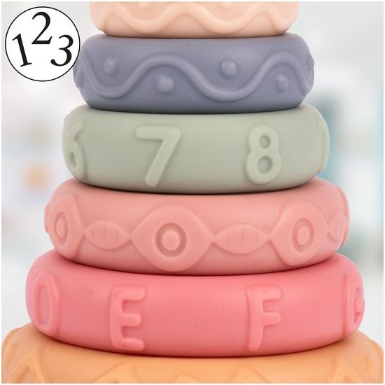 Senzorické kostky pro nejmenší Soft Jenga