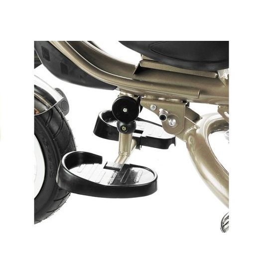 Majlo Toys tříkolka 2v1 s nafukovacími koly PRO600 béžová