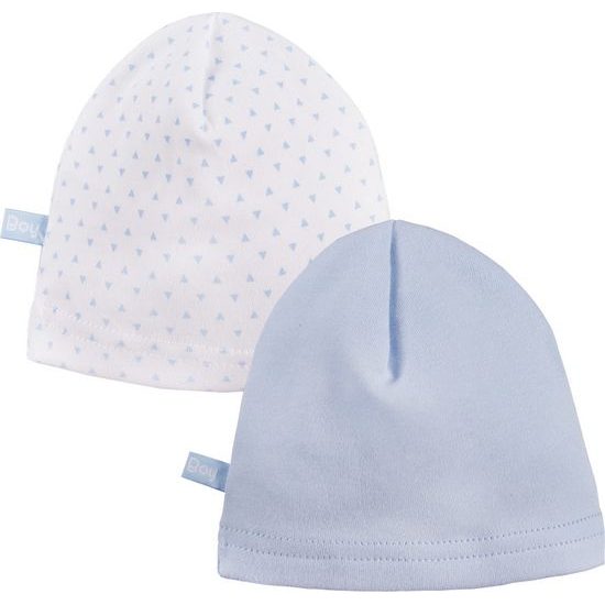 EEVI 2-balení Čepička Cotton 50 (0-1m)