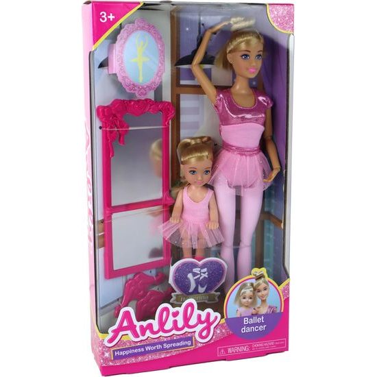 Panenky Anlily matka a dítě baleríny