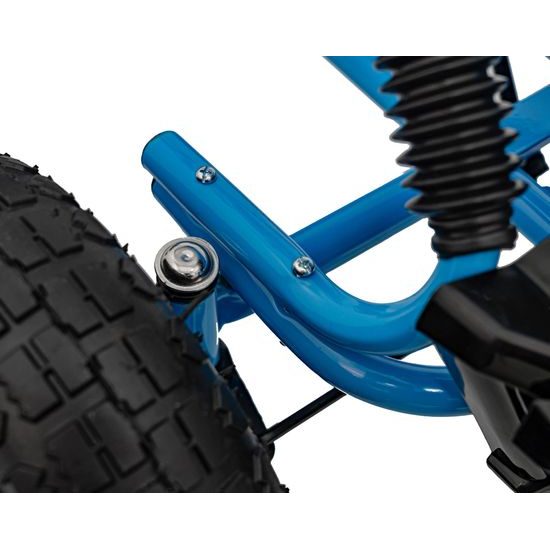 Dětská šlapací motokára s nafukovacími koly Air PerHour - modrá