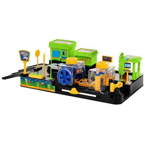 Automyčka se 2 autíčky a příslušenstvím Wash Playset