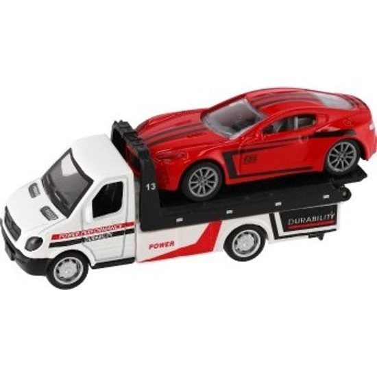 Auto odtahovka + auto - na zpětné natažení - mix druhů