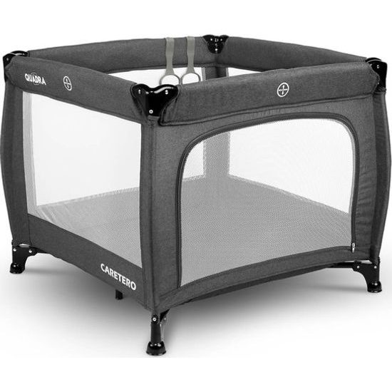 Dětská skládací ohrádka CARETERO Quadra graphite