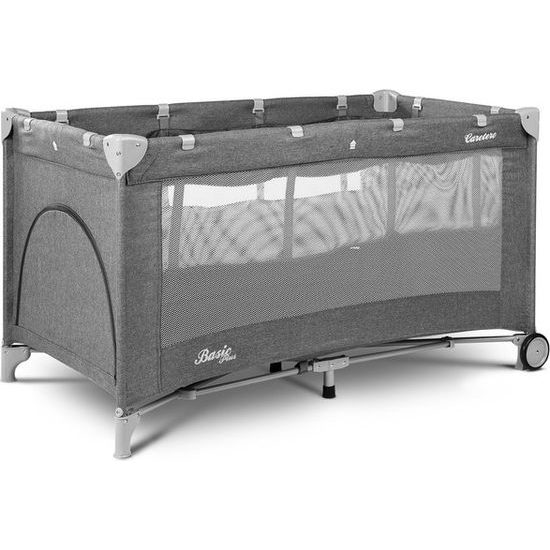 Cestovní postýlka CARETERO Basic Plus 2017 graphite