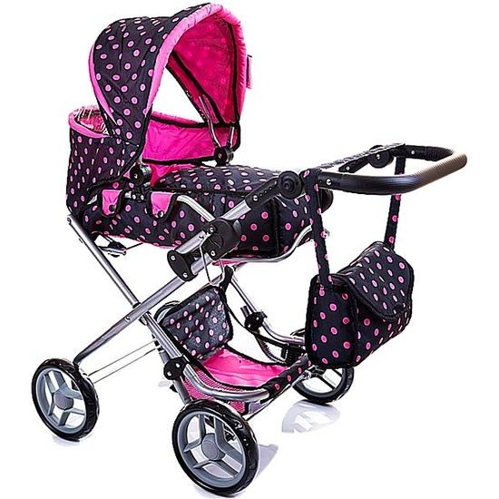 Doris velký kočárek pro panenky kombinovaný - 9333