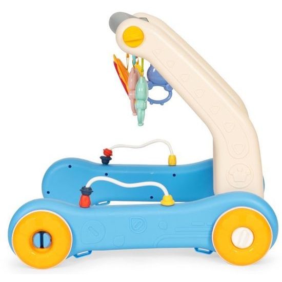 Haunger chodítko 2v1 s hrací dekou a piankem Rack Walker - modré