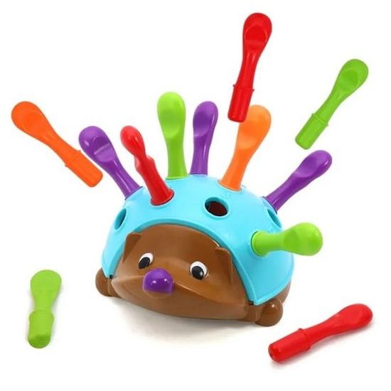 Dětská naučná Montessori ukládačka Ježek