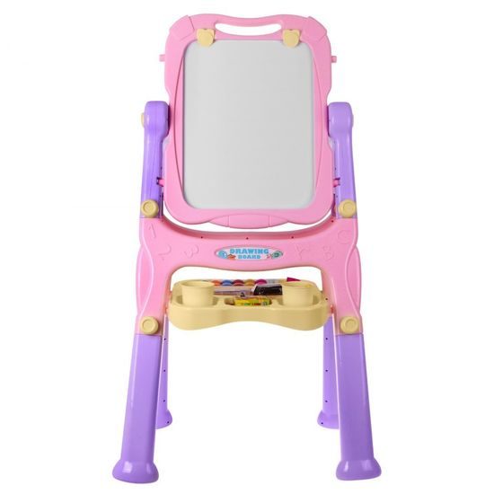Oboustranná XXL kreslící tabule Little Artist růžová