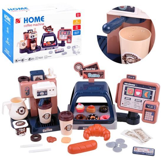 Dětská kavárna na baterie Home Coffee 41 součástí