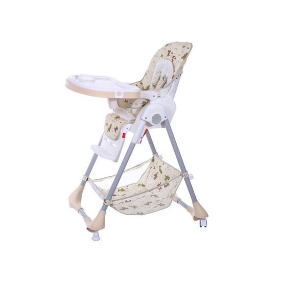 Ecotoys jídelní židlička 2v1 béžová