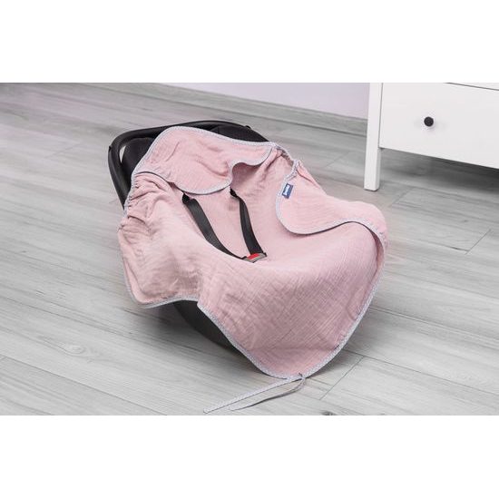 Dětská mušelinová zavinovačka Sensillo růžová