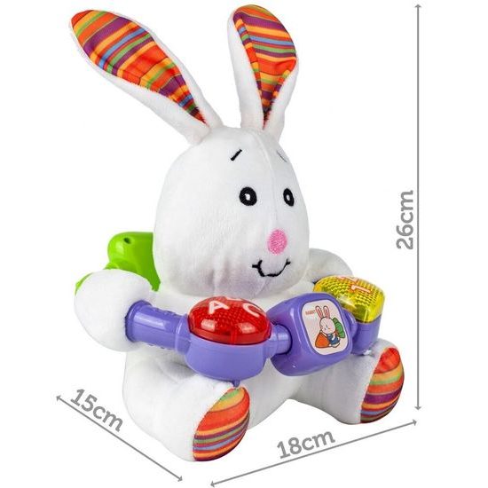 Interaktivní plyšový králíček na baterie Baby Rabbit
