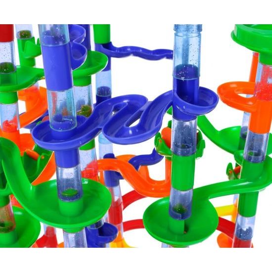 Majlo Toys dětská kuličková dráha 219 dílků Marble Race