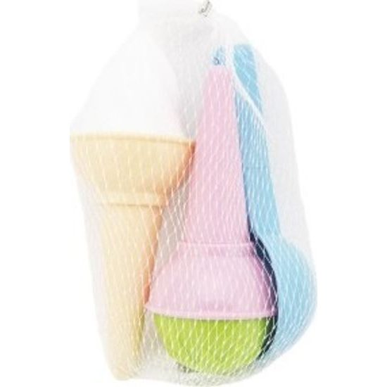 Formičky Bábovky na písek - zmrzlina 3ks