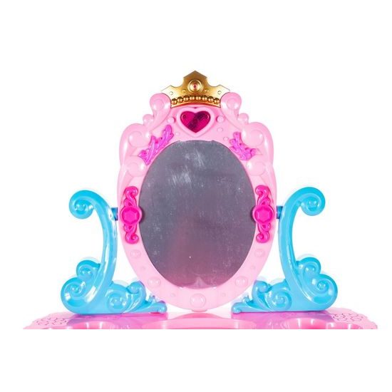 Dětský toaletní stoleček na baterie s příslušenstvím Crown Vanity