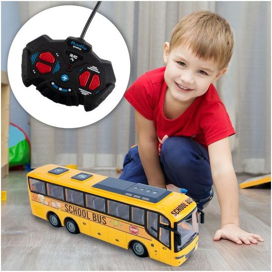 Autobus na dálkové ovládání School Bus 1:30