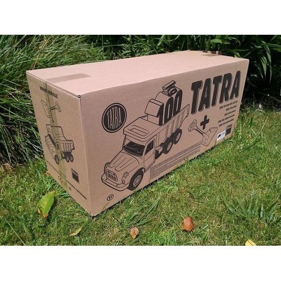 Auto Tatra 148 - červená kabina modrá korba