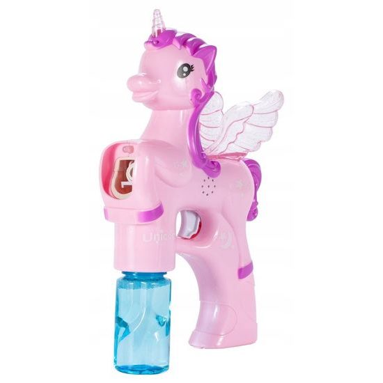Bublifuk na baterie Bubble Unicorn růžový