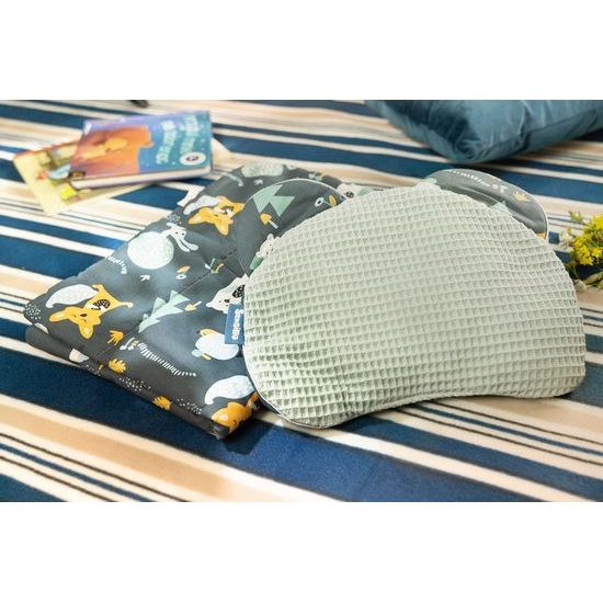 Souprava do kočárku Wafel boho růžová