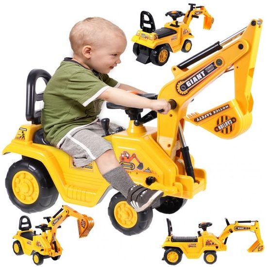 Dětské odrážedlo 2v1 Bagr s nočníkem