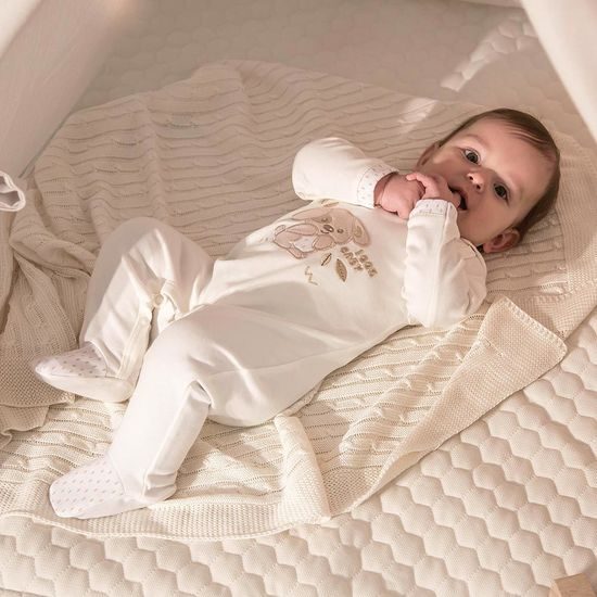 EEVI Dupačky Newborn bílá 56 (0-3m)