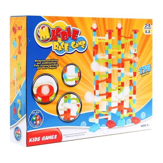 Majlo Toys dětská kuličková dráha 176 dílků Marble Race