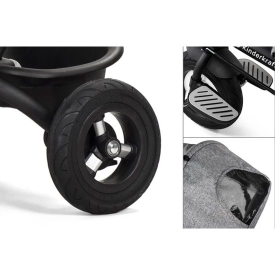 Tříkolka Kinderkraft AVEO zelená