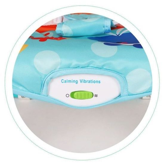 Ecotoys kojenecké lehátko 3v1 s vibracemi Baby Calm modré