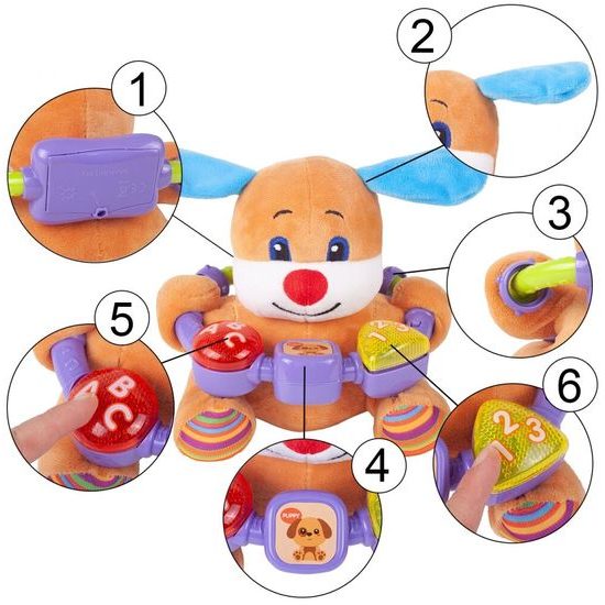 Interaktivní plyšový pejsek na baterie Baby Puppy