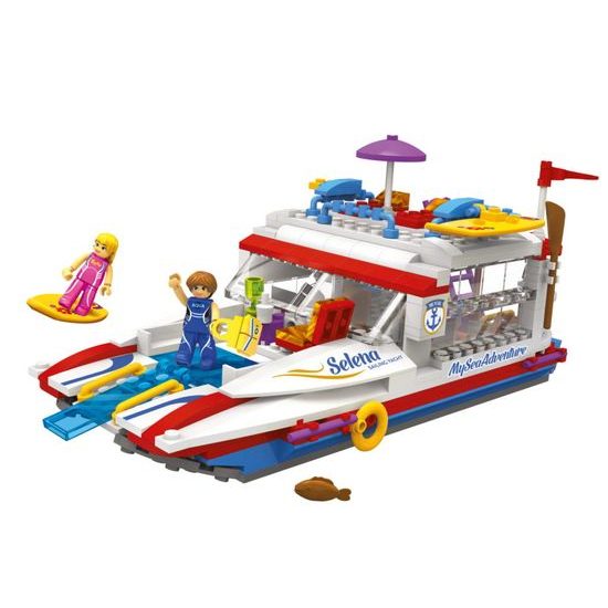 Blocki MyGirls stavebnice mořská jachta 408 dílků