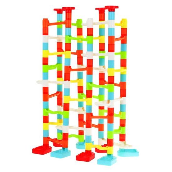 Majlo Toys dětská kuličková dráha 176 dílků Marble Race
