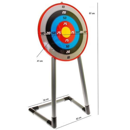 Dětský luk Kings Sport se 3 šípy, terčem a stojanem