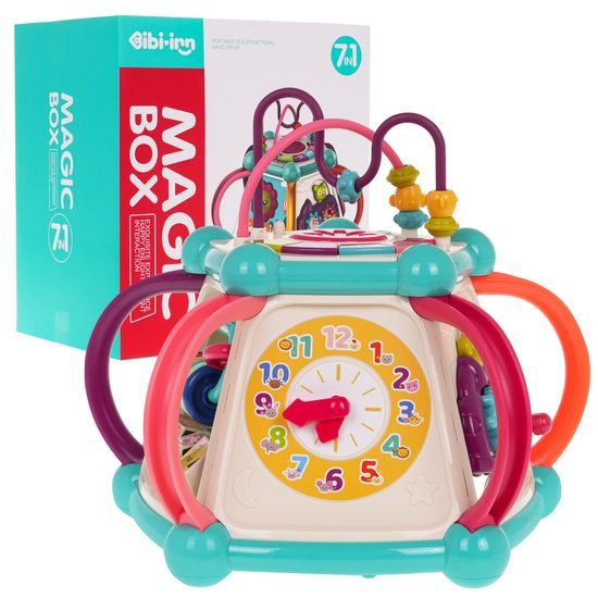 Multifunkční kostka pro nejmenší se zvuky a světly Magic Cube