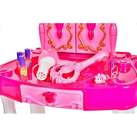 POŠKOZENÝ OBAL Doris dětský toaletní stoleček Kouzelné zrcadlo