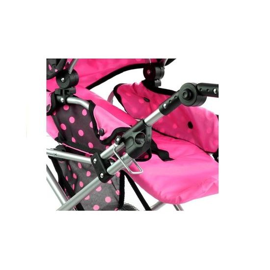 Alice kočárek pro panenky 9346 kombinovaný černý