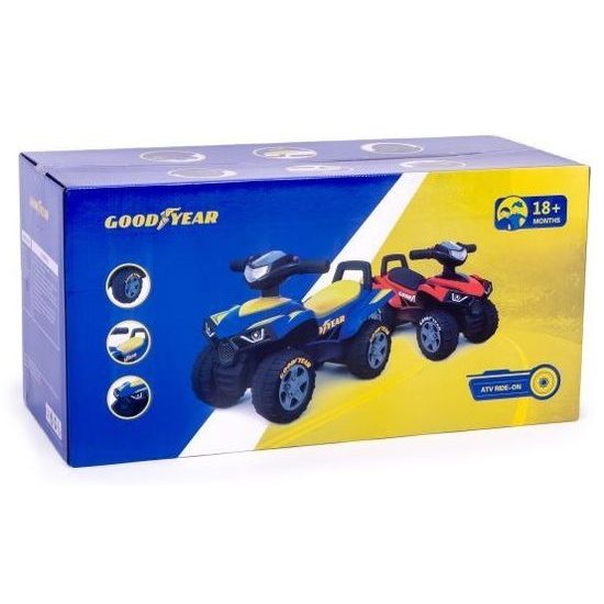 Dětské odrážedlo čtyřkolka Goodyear - červená